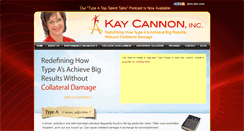 Desktop Screenshot of kaycannon.com